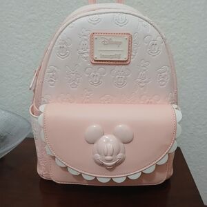 Loungefly Pink Mickey Mouse Backpack